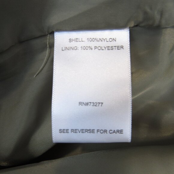 SO Juniors Size M Utility Cropped Windbreaker Jacket Zip Oversized Olive - Picture 8 of 9